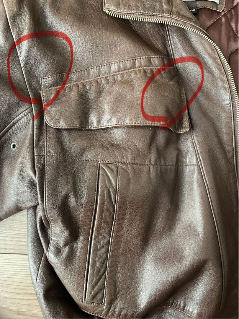 CLAUDE MONTANA レザージャケット