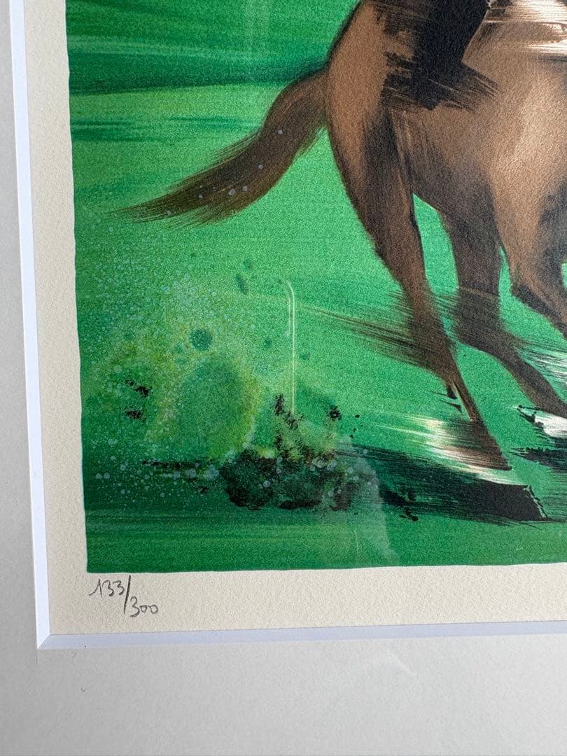 ザ・ロイヤルファミリー　ビクトール・スパン　ポロ　オーガロ　リトグラフ　箱付き