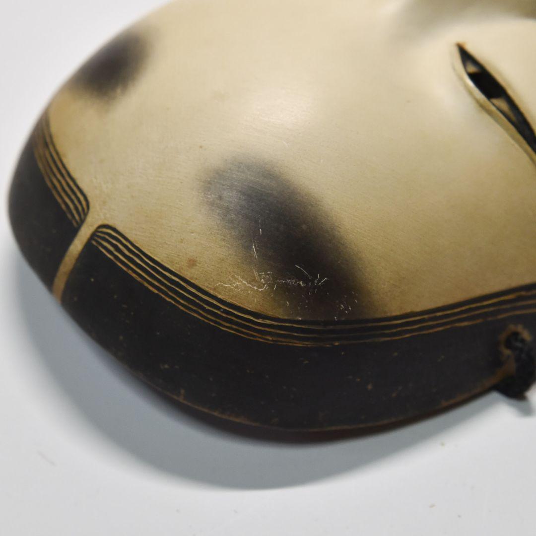 能面 小面 小倉宗衛作 箱入り 能面袋、新聞、購入時の領収書付き(A4)