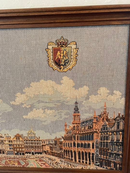 ゴブラン織りタペストリー額入り