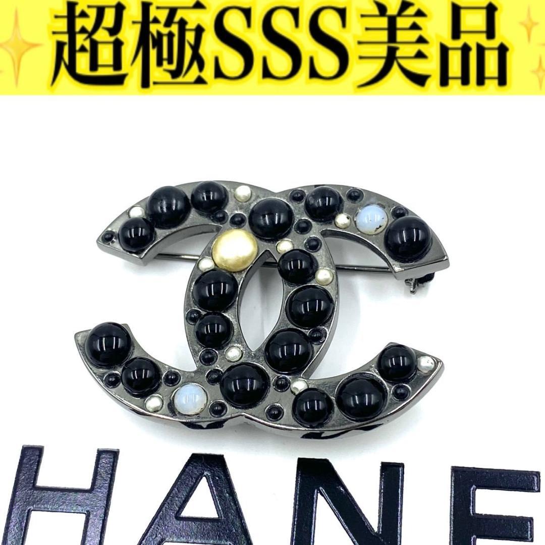 ✨SSS級✨CHANEL ブローチ ラインストーン ココマーク