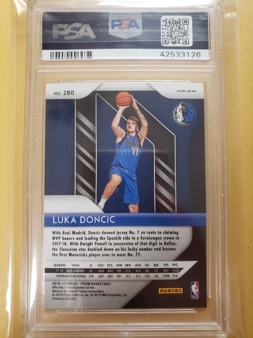 PSA10 ルカ・ドンチッチ 2018 シルバープリズム ルーキーカード