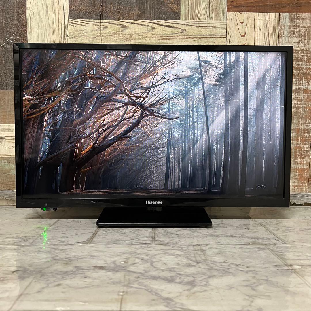 即日受渡❣️全国送料込Hisense24型液晶テレビ Wチューナー裏番組録画対応
