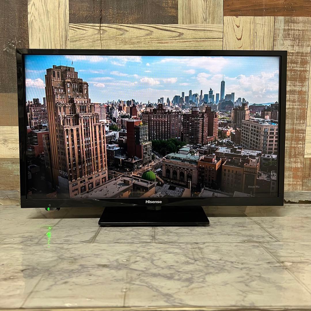 即日受渡❣️全国送料込Hisense24型液晶テレビ Wチューナー裏番組録画対応