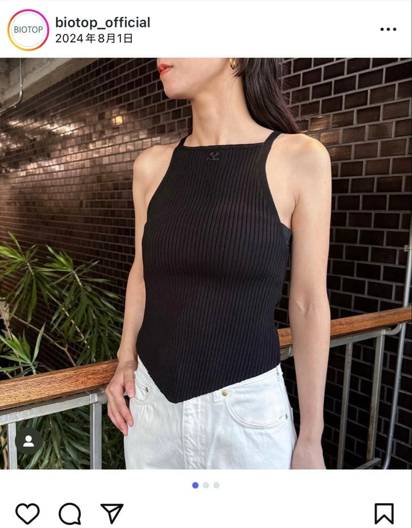 【561-5632】SIGNATURE POINTY RIB KNIT