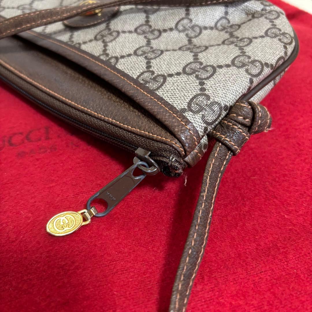 極　美品　付属品あり　GUCCI オールド　グッチ　ミニ　ショルダー　バッグ