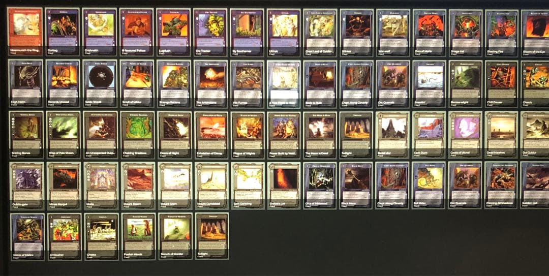 ミドルアース　カード　チャレンジデッキH ccg 指輪物語　希少