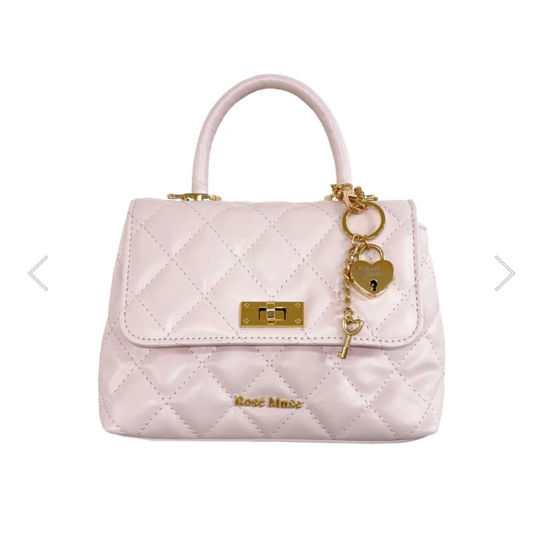 rosemuse ロゼミューズ キルティングミニショルダーバッグ