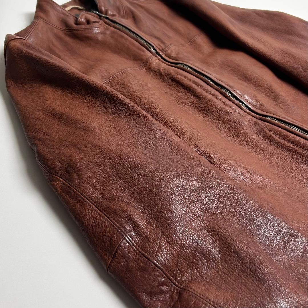 00s【美品】バナナリパブリック/レザージャケット/ライダース/OLD GAP