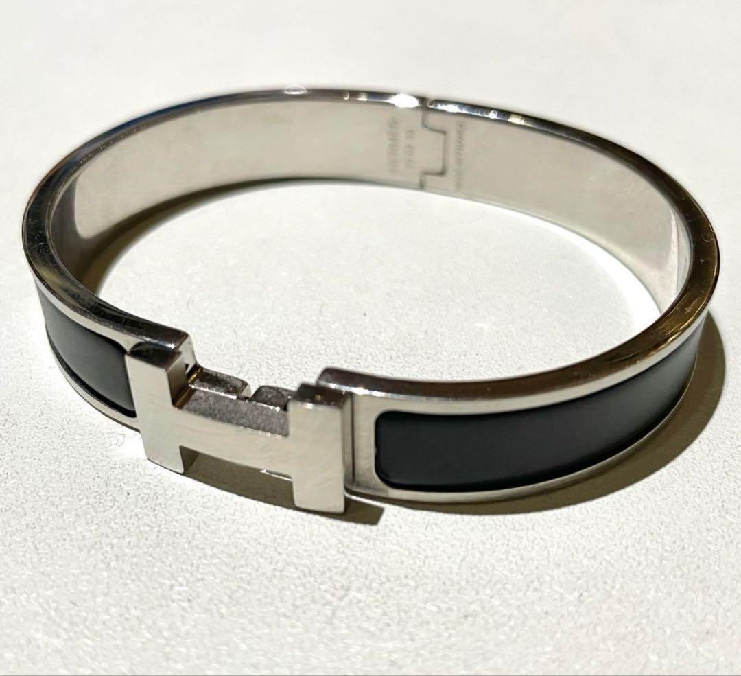 美品 エルメス クリックHH バングル HERMES