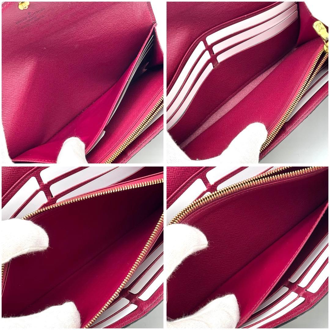 【新型美品】 ルイヴィトン モノグラム ポルトフォイユ サラ 長財布