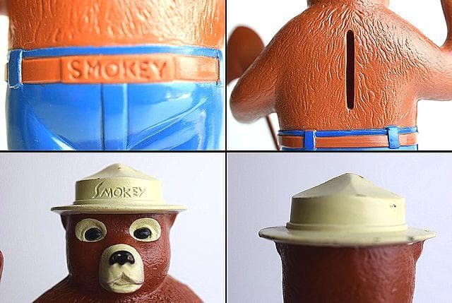 1970’s スモーキーベア SMOKEY BEAR ビンテージ 貯金箱 クマ