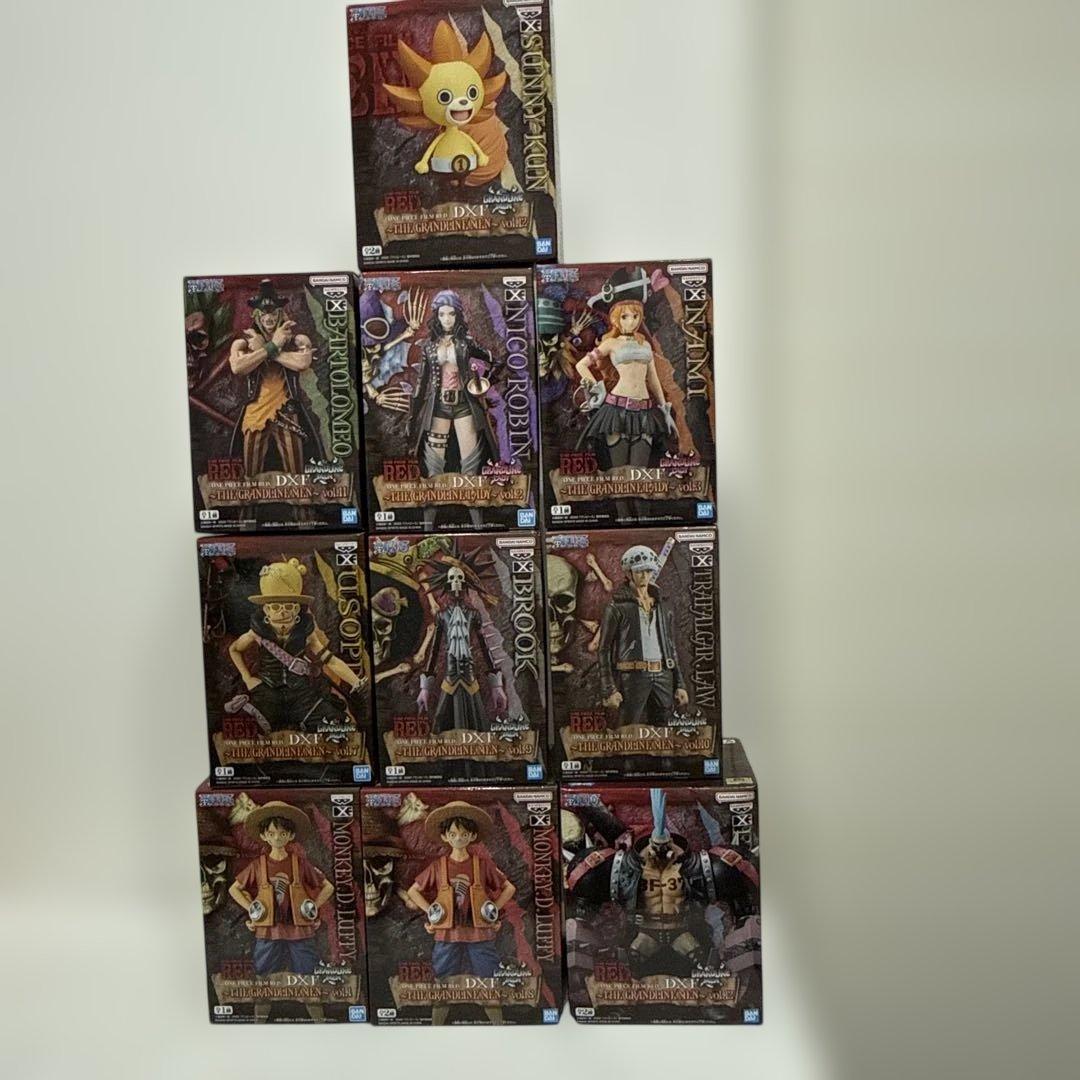 ワンピース DXF FILMREDフィギュアセット 全10体