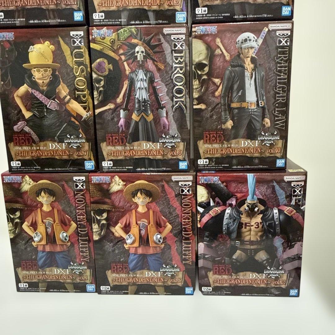 ワンピース DXF FILMREDフィギュアセット 全10体