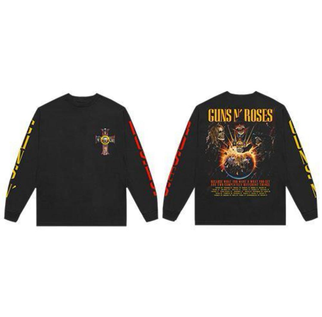 L 新品 GUNS ガンズアンドローゼズ 2025 ロンT　ロングTシャツ