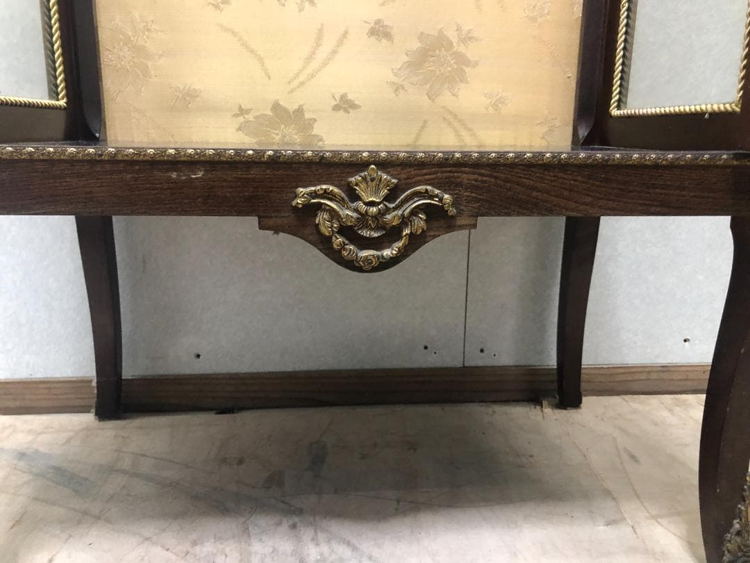 送料無料 ス. キュリオキャビネット 飾り棚 ヨーロピアン 73041-1-70