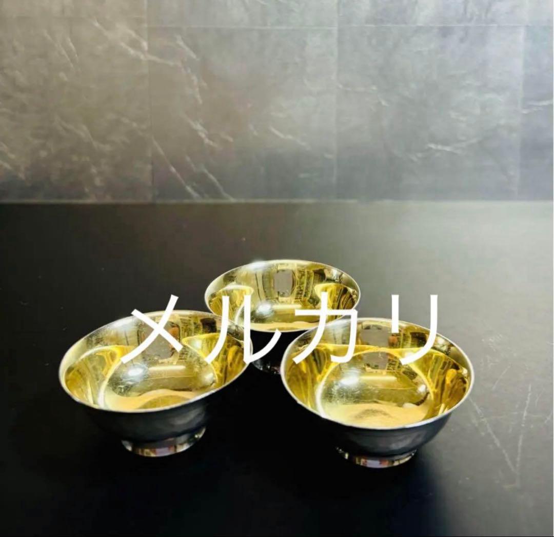 銀座和光 WAKO 純銀 sterlingsilver 猪口 杯 箱有　茶托