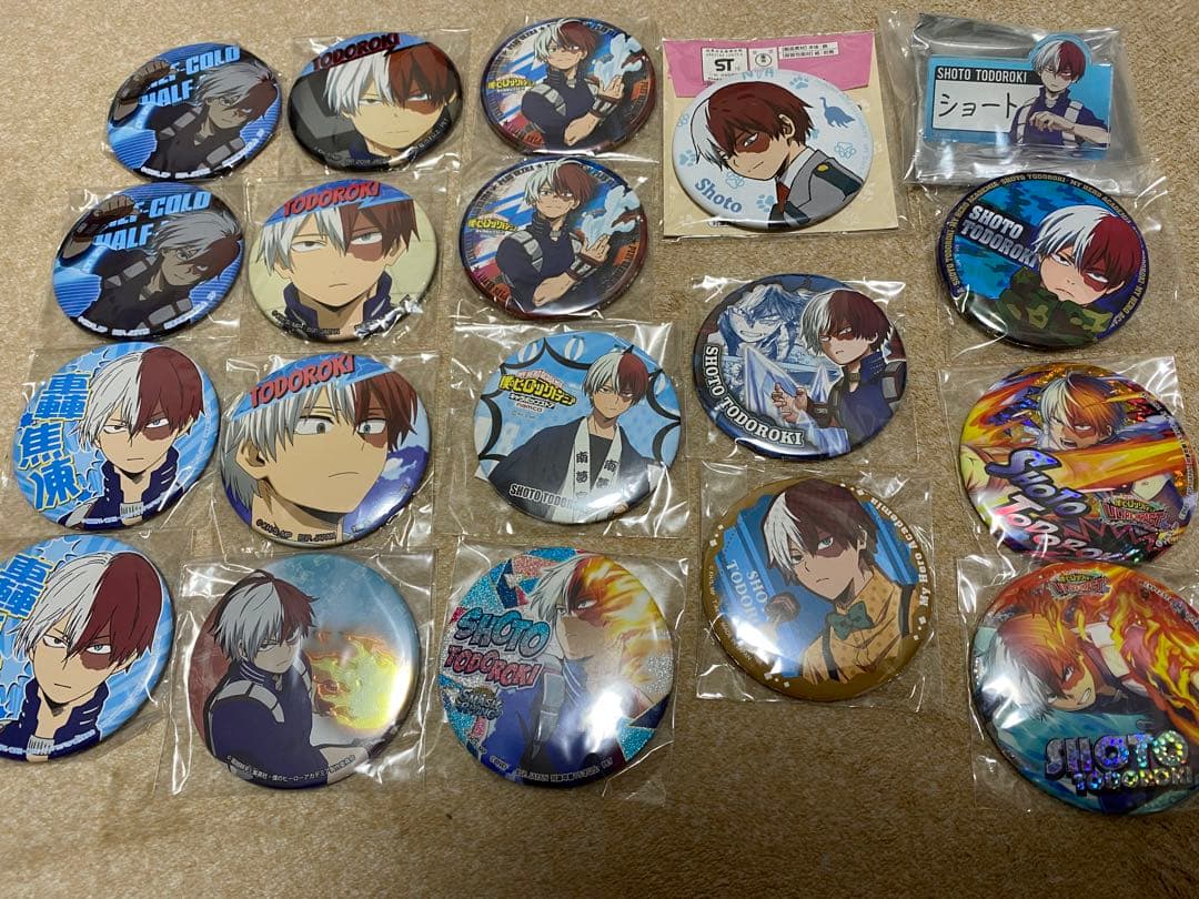 轟焦凍 缶バッジ66点セット