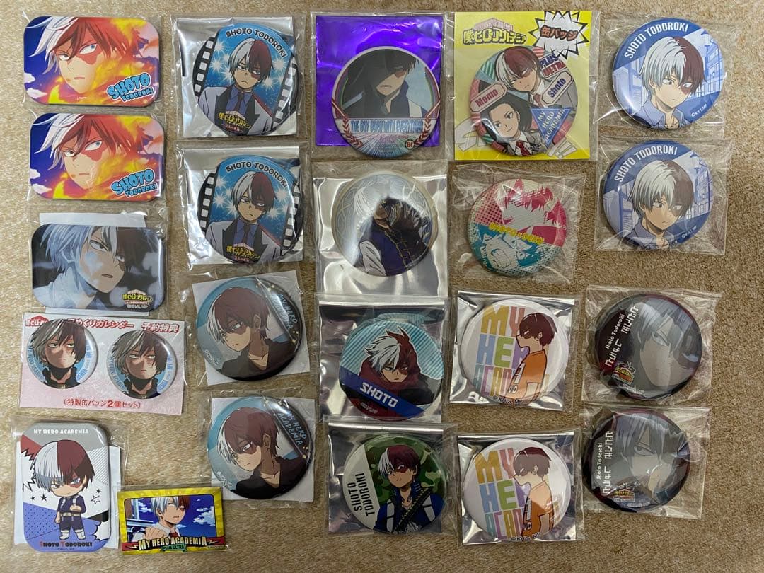 轟焦凍 缶バッジ66点セット