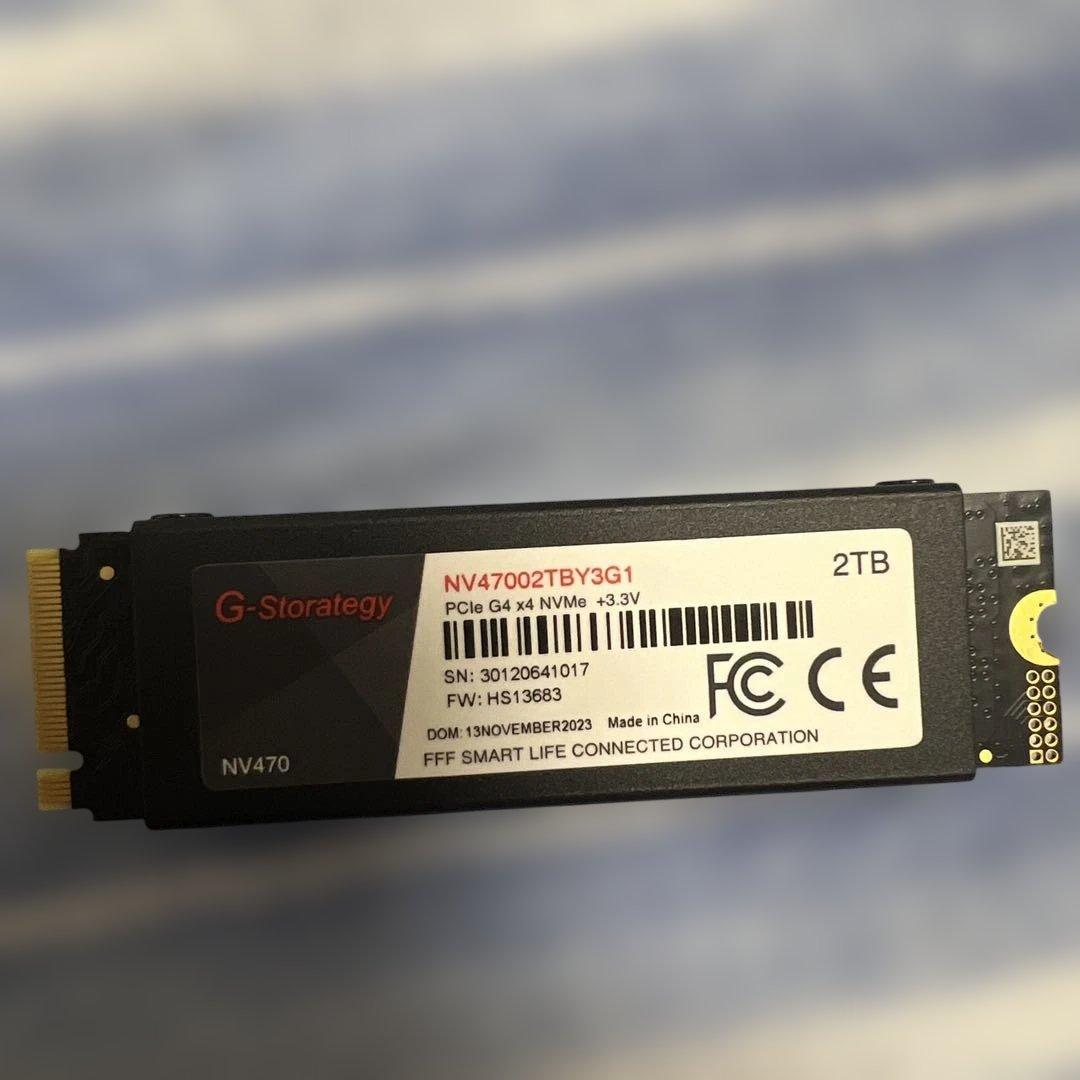 内蔵型SSD G-Storage NV470 2TB NVMe SSD