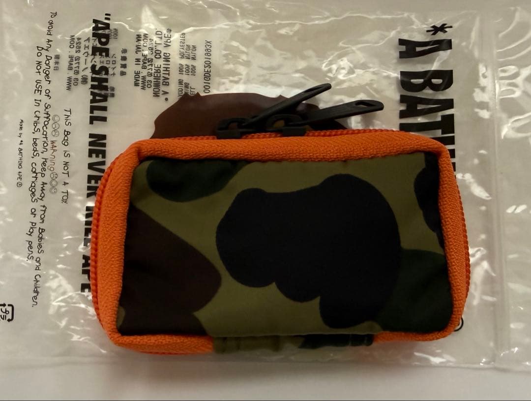 新品 未使用 激レア キーケース PORTER スタンド限定 APE 迷彩
