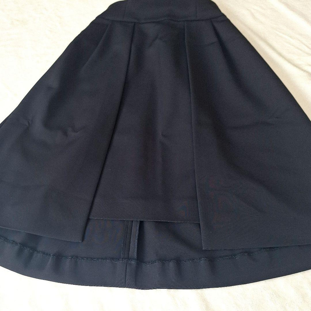 フォクシーニューヨーク スカート タキシードスカート 濃紺 ネイビー 38