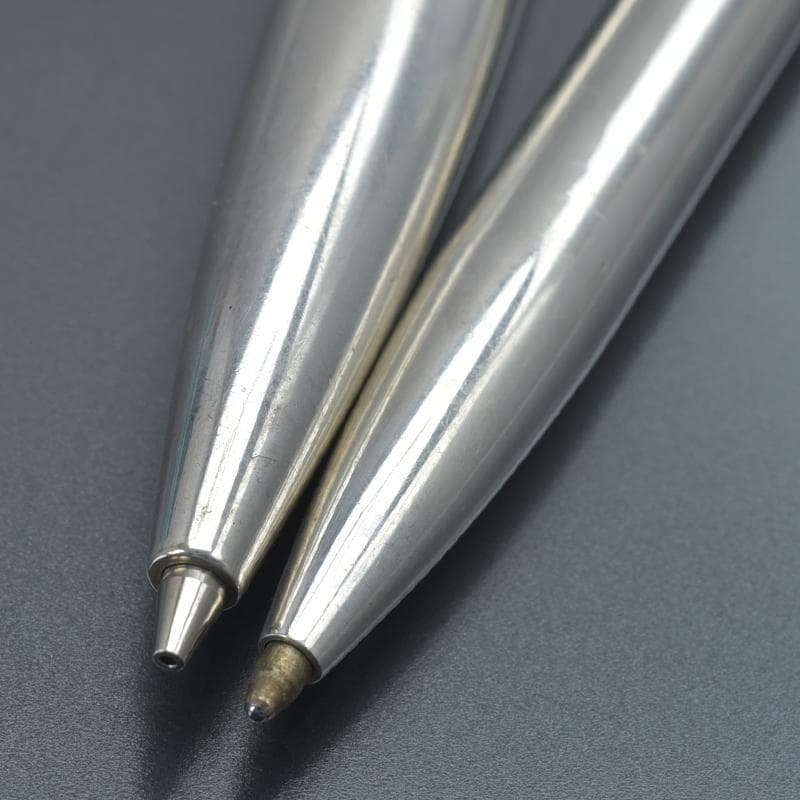 ティファニー◇ボールペン シャーペン2本セット 925 14K 磨き済 シルバー