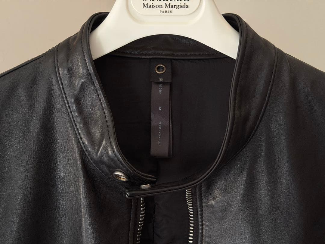 Wjk レザー シングルライダースジャケット