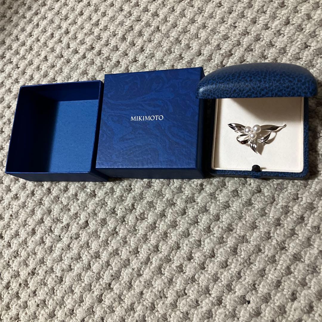 MIKIMOTO パールブローチ シルバー