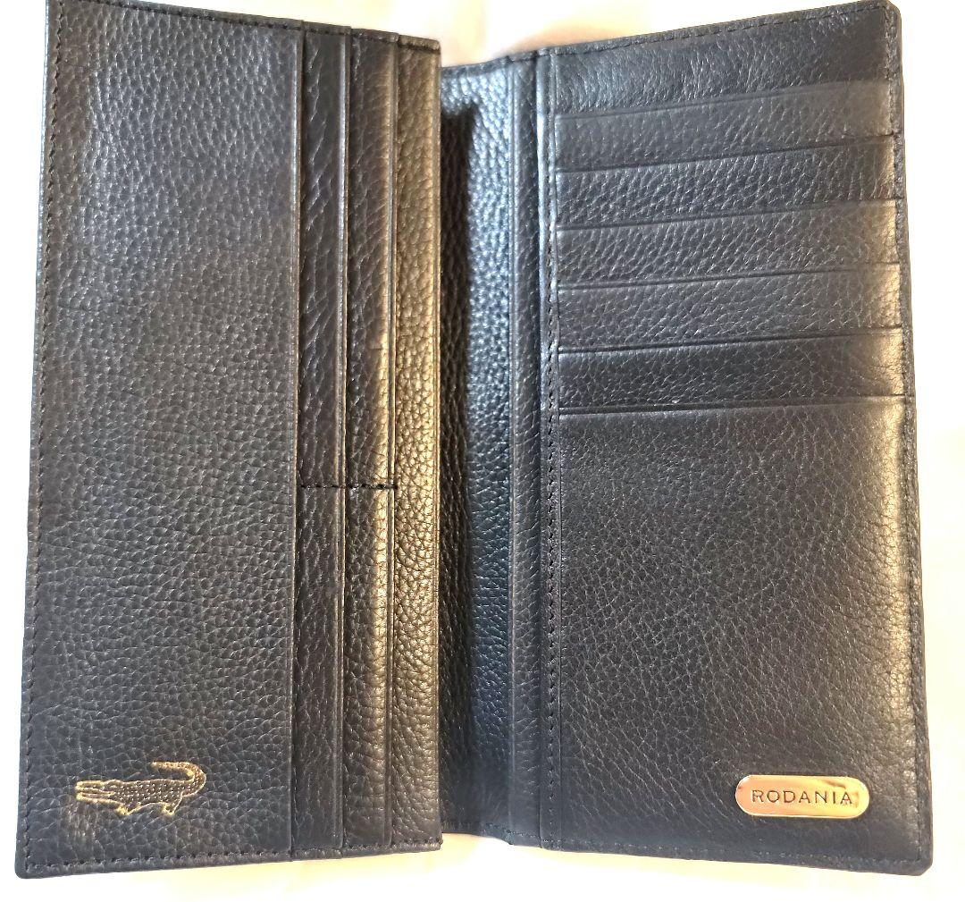 新品　RODANIA ロダニア　本ワニ革　長財布　クロコダイル　ブラック