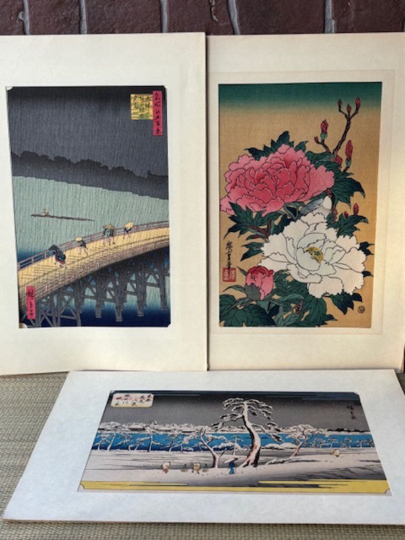 稀版浮世絵 花鳥風月選集 大江戸木版社 木版画第1回～第25回 ※第2・3回欠品