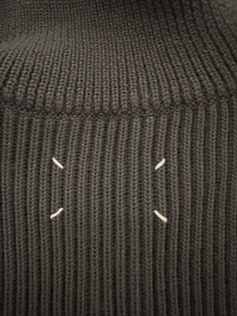 【美品】Margiela マルジェラ ドライバーズニット ベスト黒M ここのえ期