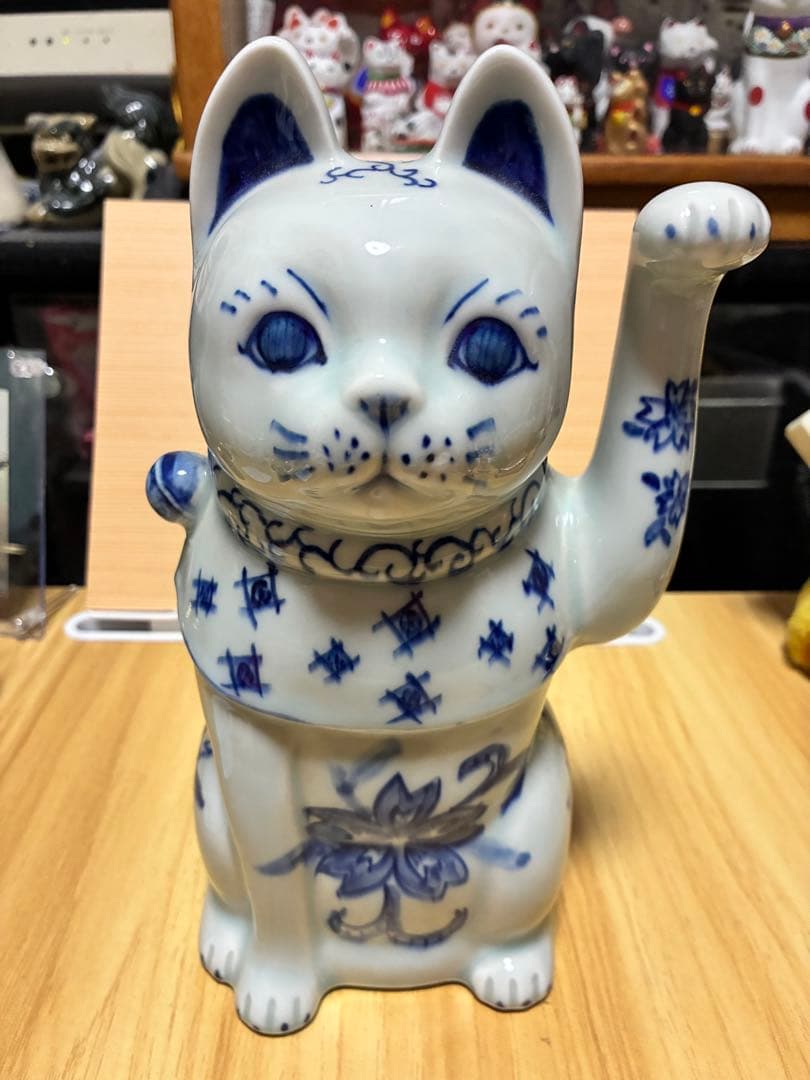 瀬戸焼　招き猫
