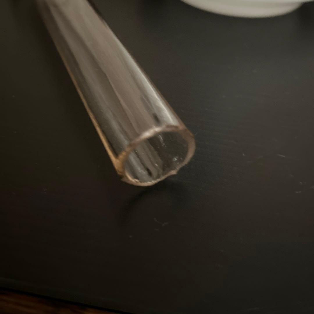 アンティーク　乳白　切子オイルランプ 昭和レトロ