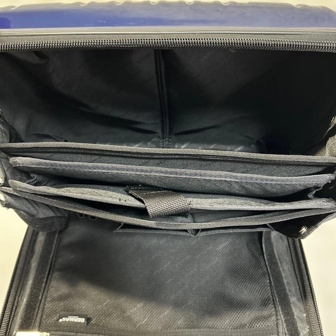 美品！ BERMAS バーマス スーツケース 31リットル ブルー 2輪 ドイツ