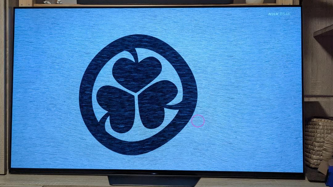 A*様 BRAVIA KJ-55A8F 55インチ 有機EL4K 画面焼けあり、