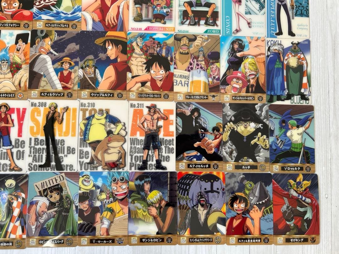 ワンピース 海賊王グミカード まとめ売り　50枚セット