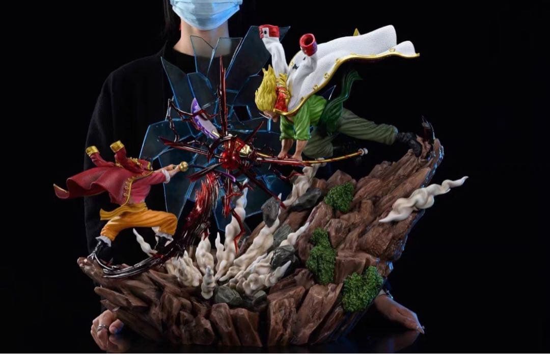 ONE PIECE ロジャー VS 白ひげ ガレージキット ガレキ スタチュー