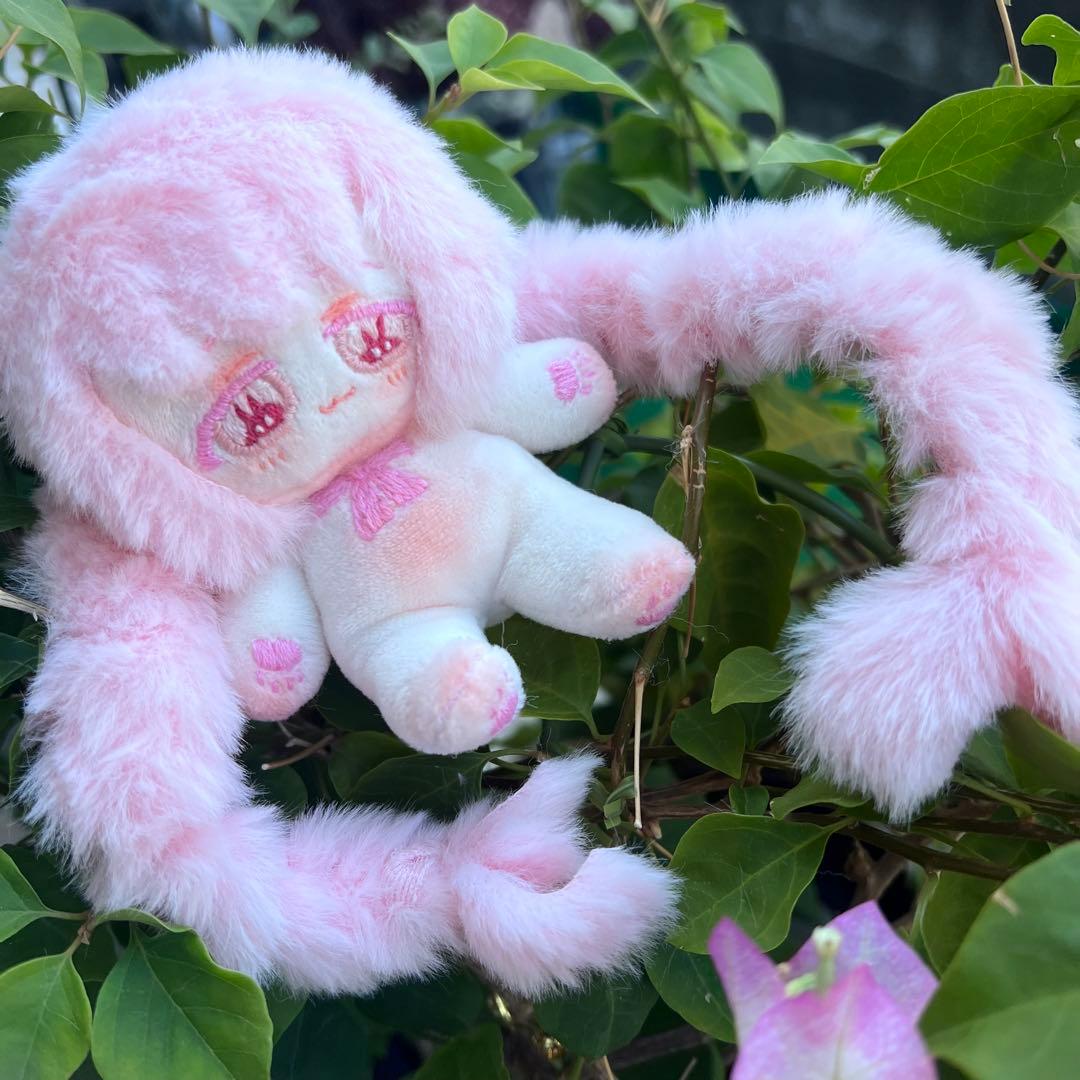 ひ*】様 自作ぬい ピンクうさぎちゃん 無属性ぬいぐるみ