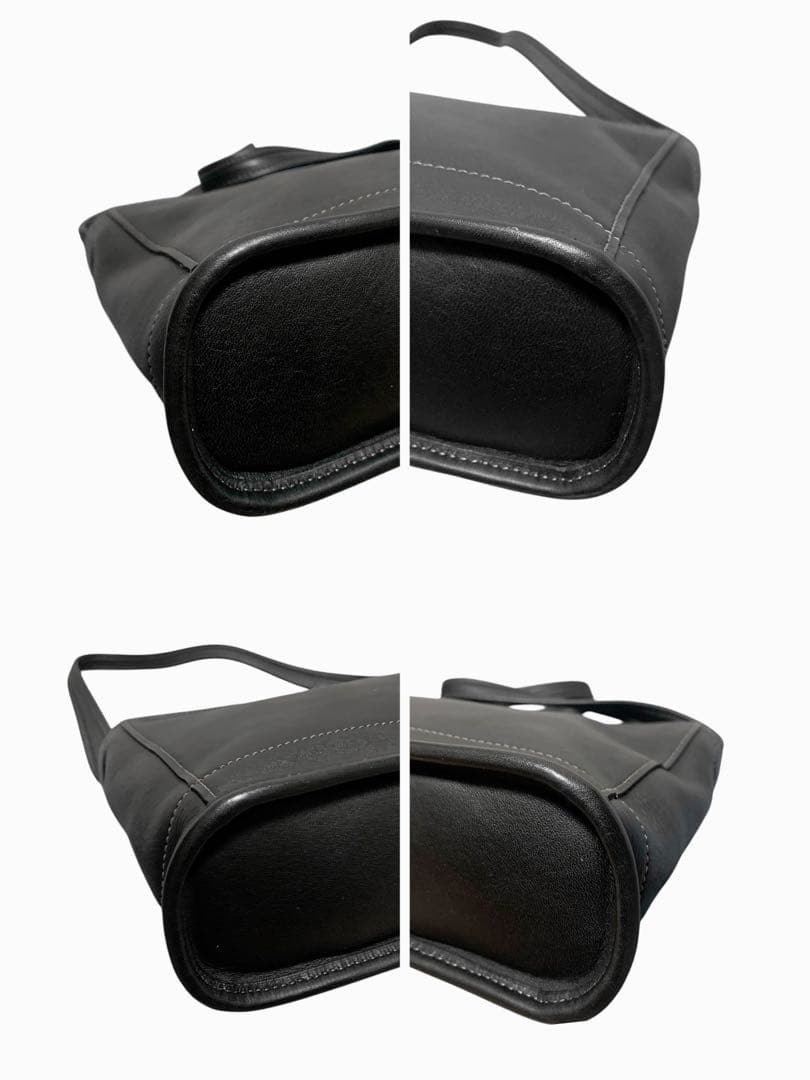 美品 COACH オールドコーチ ワンショルダー黒 ブラック グラブタンレザー