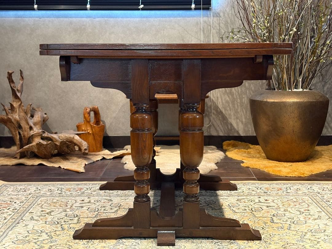 ロイズ・アンティークス ダイニングテーブル エクステンションテーブル Yn