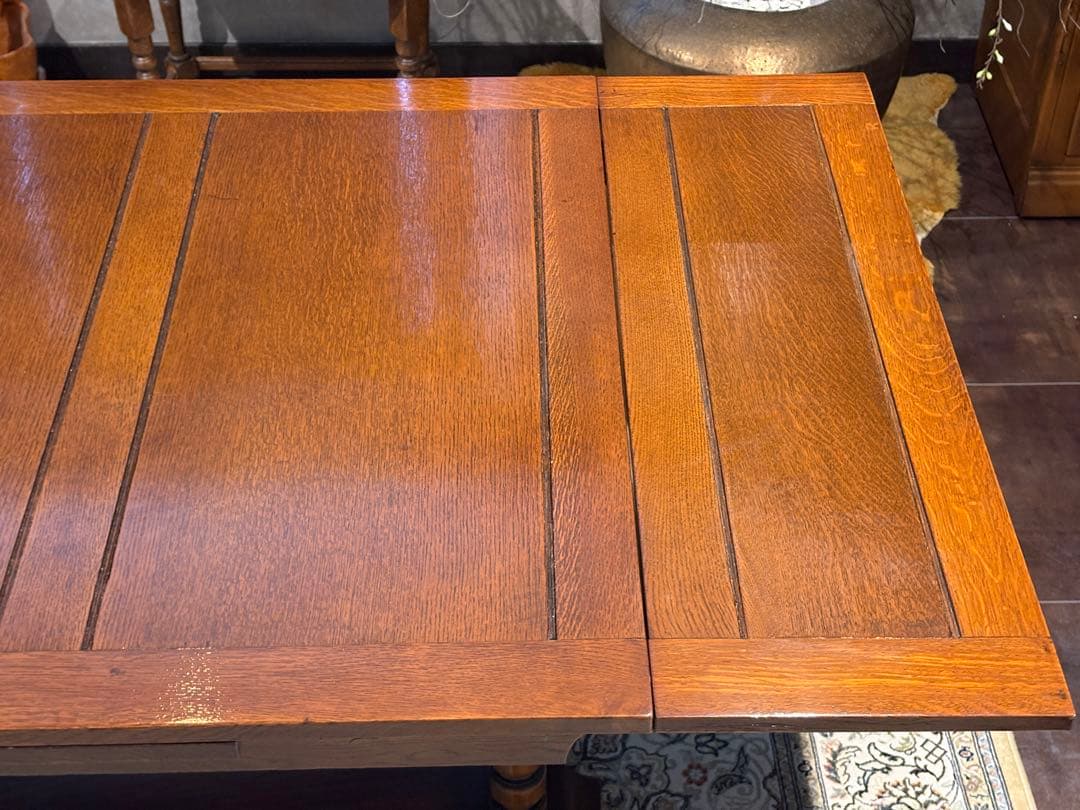 ロイズ・アンティークス ダイニングテーブル エクステンションテーブル Yn