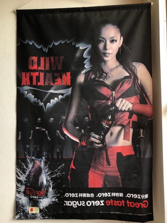 安室奈美恵　コカコーラゼロ タペストリー ポスター