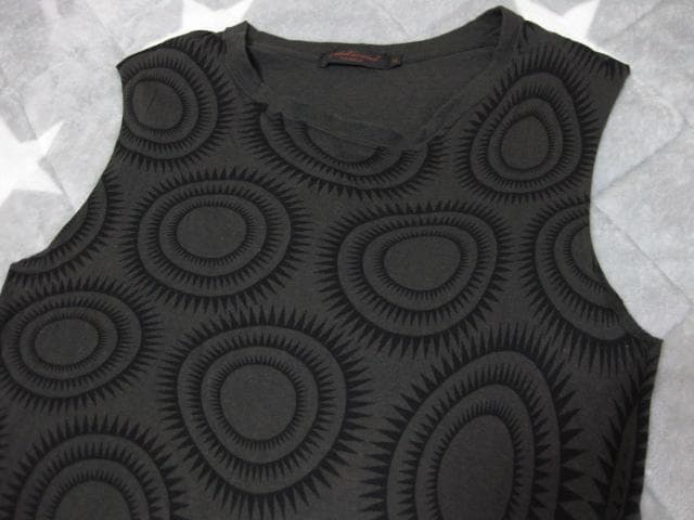 UNDERCOVERアンダーカバーSCAB期★GIZ柄ノースリーブカットソー黒M