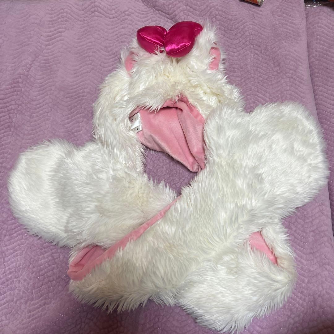 ディズニー　マリー　おしゃれキャット　ファンキャップ マフラーキャップ