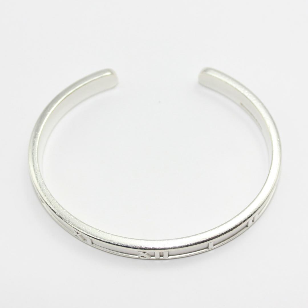美品 Tiffany&Co. ティファニー アトラス シルバー バングル 925
