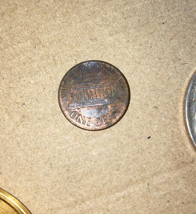 （金運）1987 D ミントマーク mint mark 1セント硬貨　運気上昇