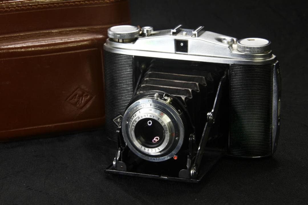Agfa ISOLETTE II Apotar 85mm F4.5 美品
