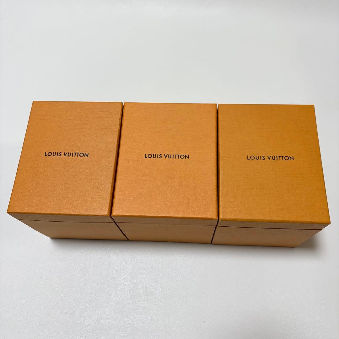 美品　ルイヴィトン　時計ケース　空箱　3個セット　ネイビー