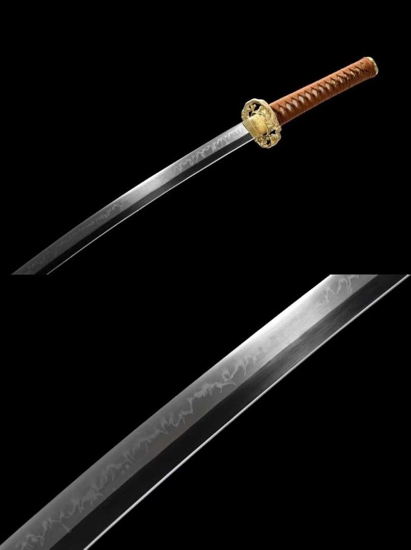 【蟠龍打刀】古兵器 武具 刀装具 日本刀　模造刀 居合刀 武士道 鑑賞用 美術刀